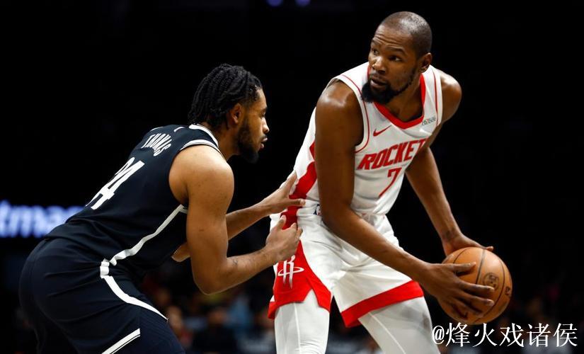 杜兰特22+11阿门23分 火箭轻取篮网收获四连胜